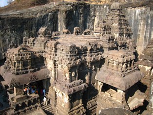 Kailasa Temple in Ellora India