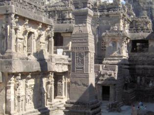 Kailasa Temple world's largest monolithic sculpture