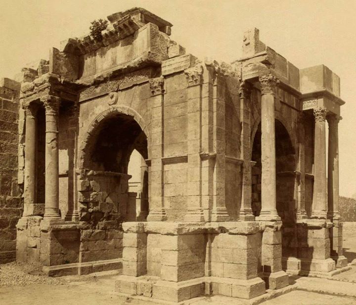 Gate of Caracalla, Roman arch at Tebessa, Algeria