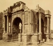 Gate of Caracalla, Roman arch at Tebessa, Algeria